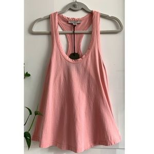 All Saints Pink Orvi Vest Racerback Tank Top Small